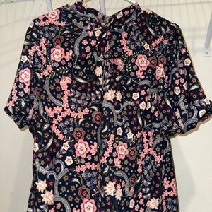 LOFT floral blouse size XLP